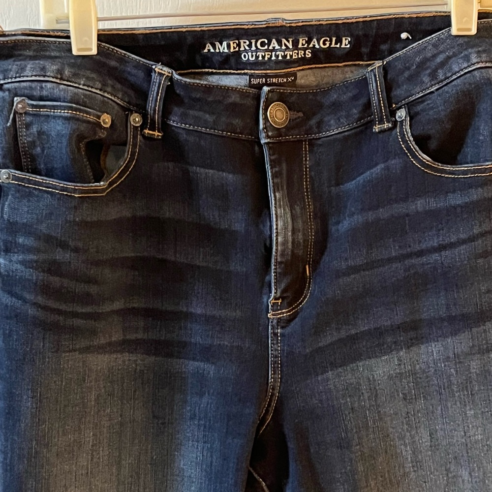 American Eagle Outfitters Women's Deep Indigo Skinny Jeans